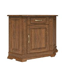 Фото - Тумба угловая «Верди Классик» П1.0487.0.01, массив дуба, Черешня