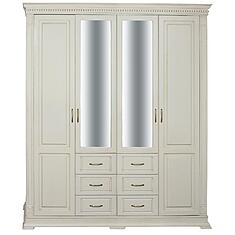 Фото - Шкаф для одежды 4д «Верди Классик» П3.0487.1.01, массив дуба, Слоновая кость