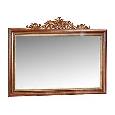 Фото - Зеркало настенное «Альба» П4.485.0.10 (П485.09к), Палисандр с золочением