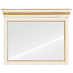 Фото - Зеркало настенное «Милана 9» П4.265.0.09(265.09), Слоновая кость с золочением