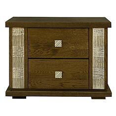 Фото - Тумба прикроватная «Тунис» П6.343.1.04 (П344.04), Венге с серебром