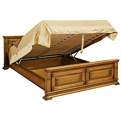 Кровать двойная «Верди Классик» с высоким изножьем