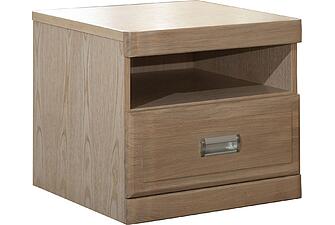 Тумба прикроватная «Лайма» БМ2.661.1.30, Дуб разбеленный, мдф+шпон
