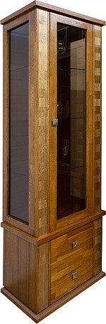 Шкаф с витриной «Тунис» П343.19-1Ш