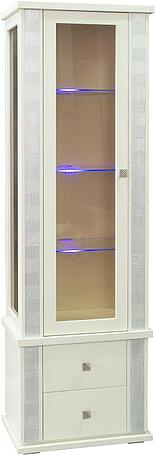 Шкаф с витриной «Тунис» П343.19Ш