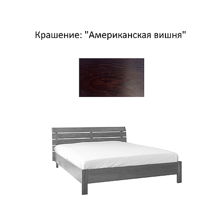 Кровать двойная 2-16 «Лайма 6012» БМ661 - Американская вишня