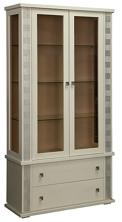 Шкаф с витриной «Тунис» П343.20Ш