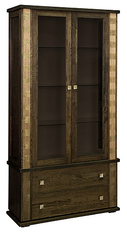 Шкаф с витриной «Тунис» П343.20Ш