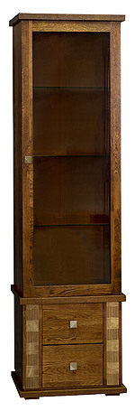 Шкаф с витриной «Тунис» П343.21Ш