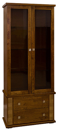 Шкаф с витриной «Тунис» П343.22Ш