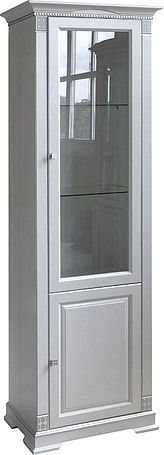 Шкаф с витриной "Мартина Ш 1" П574.01
