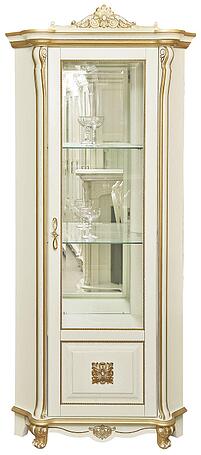 Шкаф с витриной «Алези 10 Люкс» П350.13л