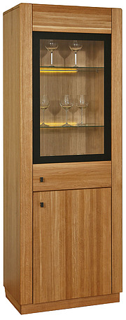 Шкаф с витриной «Рико 1» П449.01