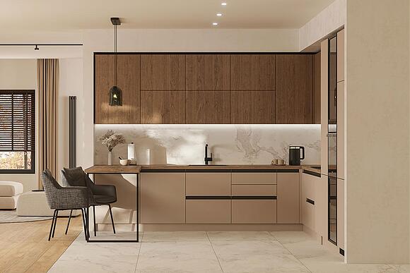 Кухня «Неаполь Лайт 1» П8.1538