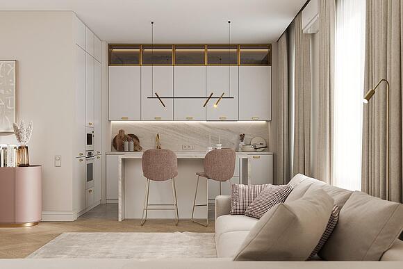 Кухня «Марсала Лайт 1» П8.1511