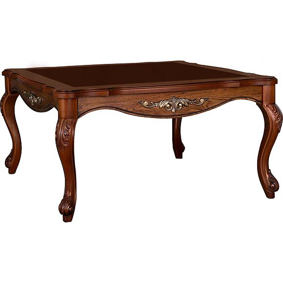 Стол журнальный «Алези» П1.350.0.44 (П354.08), Материал: массив дуба, Цвет: Античная бронза (354-08.jpg) Стол журнальный «Алези» П1.350.0.44 (П354.08)