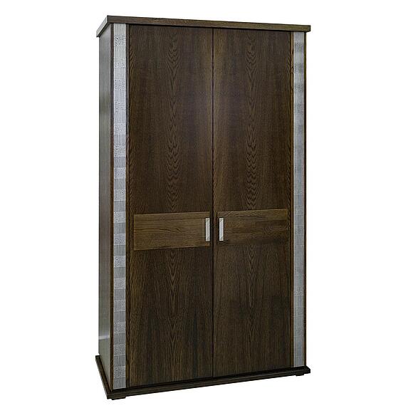 Шкаф для одежды «Тунис» П6.343.1.06 (П344.06), Материал: массив дуба, Цвет: Венге с серебром (4J4A1292.jpg) Шкаф для одежды «Тунис» П6.343.1.06 (П344.06)