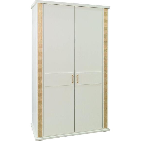 Шкаф для одежды «Тунис» П6.343.1.06 (П344.06), Материал: массив дуба, Цвет: Слоновая кость с золочением (4J4A1309.jpg) Шкаф для одежды «Тунис» П6.343.1.06 (П344.06)