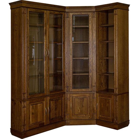 Набор мебели для библиотеки «Верди Классик» П3.0487.2.05, Материал: массив дуба, Цвет: Черешня (4J4A1495-2.jpg) Набор мебели для библиотеки «Верди Классик» П3.0487.2.05