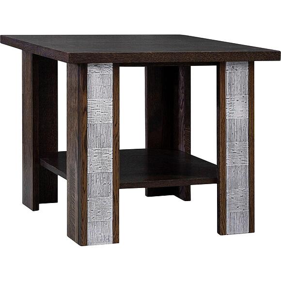 Стол журнальный «Тунис» П6.343.0.10 (П343.10Ш), Материал: ДСП+шпон, Цвет: Венге с серебром (4J4A1978.jpg) Стол журнальный «Тунис» П6.343.0.10 (П343.10Ш)