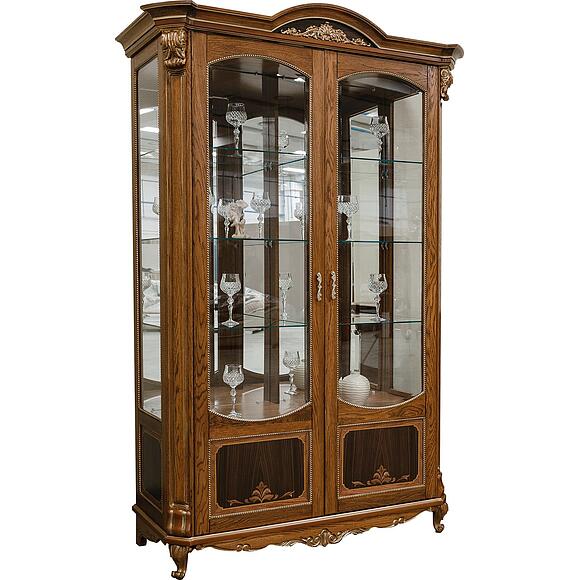 Шкаф-витрина 2д «Альба» П4.485.0.05 (П485.05)