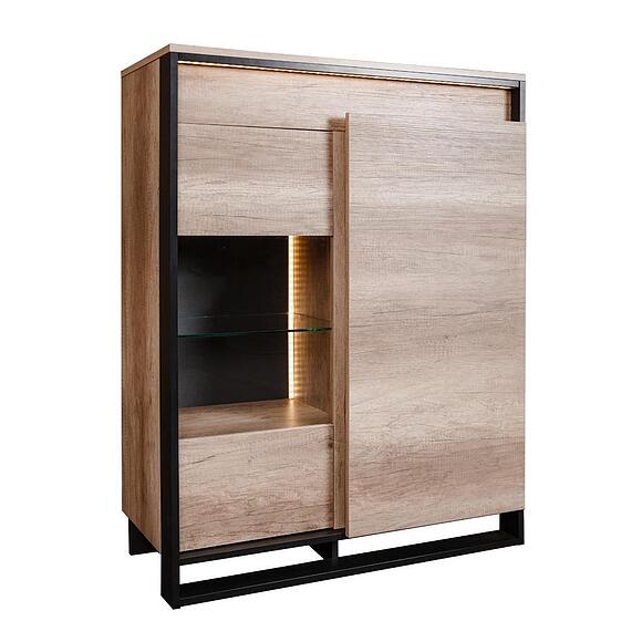 Тумба с витриной «Каньон Лофт» П3.0561.0.09/29