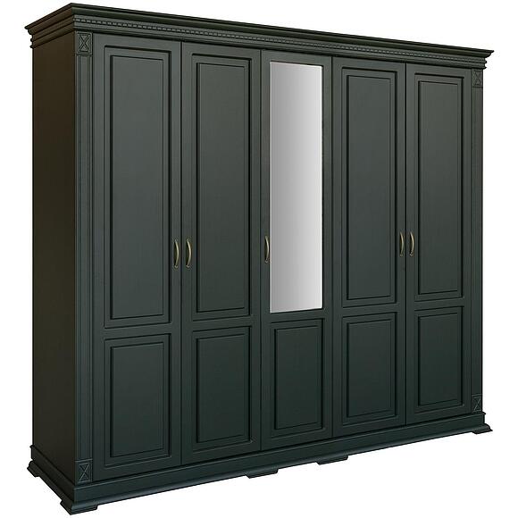 Шкаф для одежды 5д «Верди Классик» П3.0487.1.27, Материал: массив дуба, Цвет: Грин (6T3A4512-kopiya-2.jpg) Шкаф для одежды 5д «Верди Классик» П3.0487.1.27