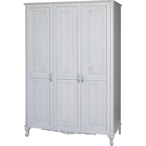 Шкаф для одежды 3д «Флорентина» БМ2.851.1.03, Материал: МДФ, облицованная шпоном дуба, Цвет: белый агат (8C3A0012-kopiya.jpg) Шкаф для одежды 3д «Флорентина» БМ2.851.1.03