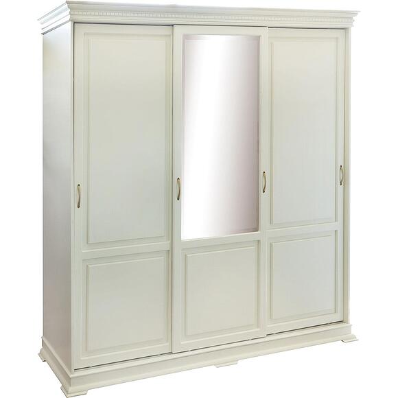 Шкаф-купе 3д «Верди Классик» П3.0487.1.38, Материал: массив дуба, Цвет: Слоновая кость (8C3A0092-1.jpg) Шкаф-купе 3д «Верди Классик» П3.0487.1.38