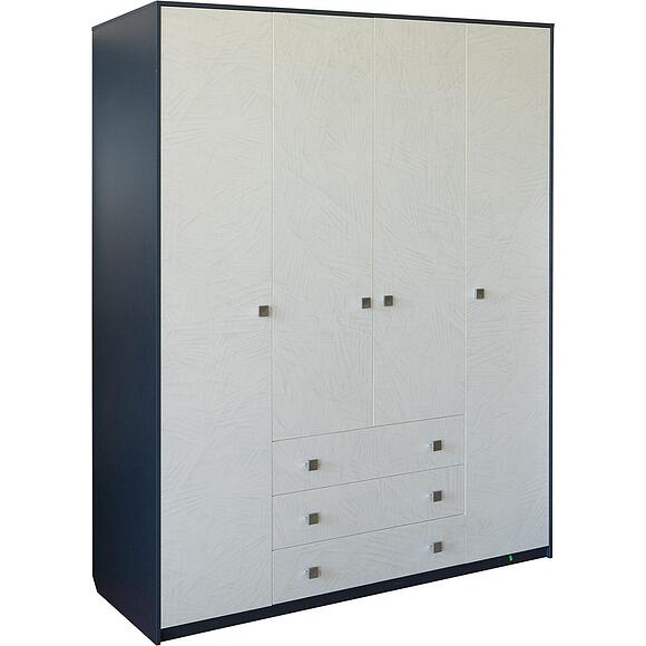 Шкаф 4Д «Призма Нью» П3.0592.1.19, Материал: ЛДСП, Цвет: Ночное небо + Призма (8C3A5336-1.jpg) Шкаф 4Д «Призма Нью» П3.0592.1.19