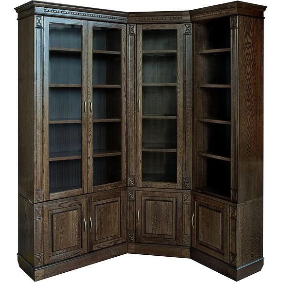 Набор мебели для библиотеки «Верди Классик» П3.0487.2.05, Материал: массив дуба, Цвет: Табак (8C3A9121-kopiya-1.jpg) Набор мебели для библиотеки «Верди Классик» П3.0487.2.05