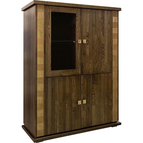 Тумба комбинированная «Тунис» П6.343.0.23 (П343.23/1Ш), Цвет: Венге c золочением (8C3A9132.jpg) Тумба комбинированная «Тунис» П6.343.0.23 (П343.23/1Ш)