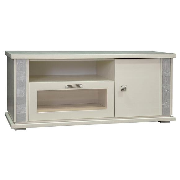 Тумба ТВ «Тунис» П6.343.0.18 (П343.18Ш), Цвет: Слоновая кость с серебром (8C3A9904.jpg) Тумба ТВ «Тунис» П6.343.0.18 (П343.18Ш)