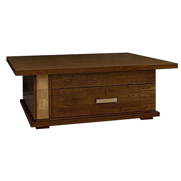 Стол журнальный «Тунис» П6.343.0.04 (П343.04-1Ш), Материал: ДСП+шпон, Цвет: Черешня с золочением (8C3A9930-2.jpg) Стол журнальный «Тунис» П6.343.0.04 (П343.04-1Ш)