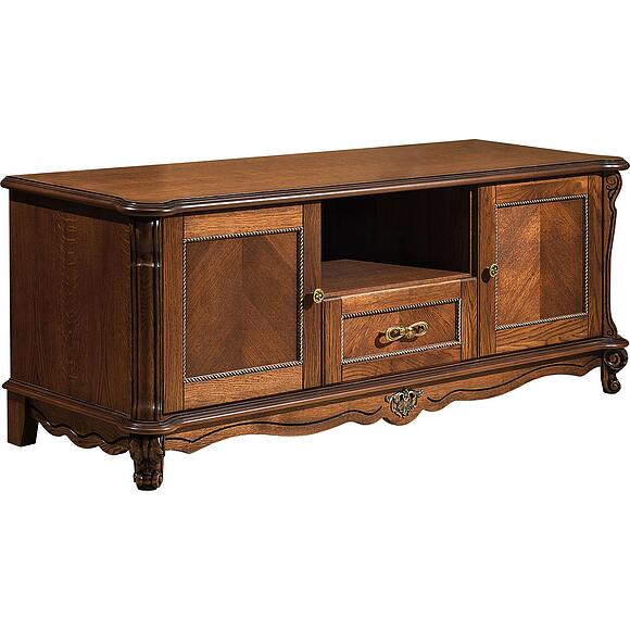 Тумба ТВ «Алези» П1.350.0.02 (П350.02), Материал: массив дуба, Цвет: Античная бронза (Alezi_tumba2_P_350_02_antichnaya_bronza-kopiya.jpg) Тумба ТВ «Алези» П1.350.0.02 (П350.02)