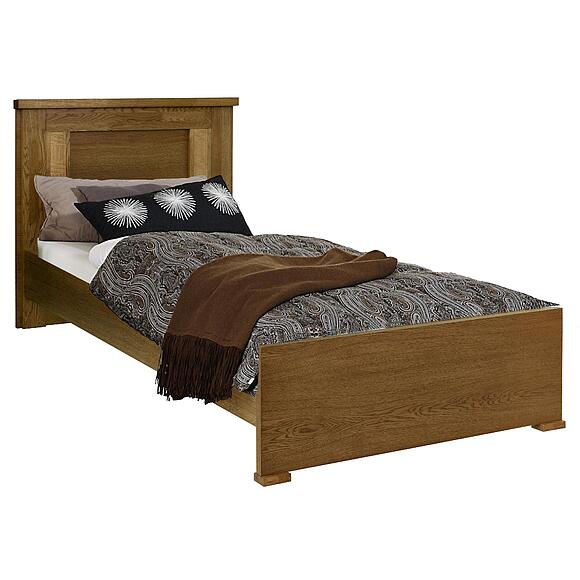 Кровать одинарная «Тунис» П6.343.1.08 (П344.08), Материал: ДСП+шпон, Цвет: дуб рустикаль с золочением, Спальное место: 2000x900 мм, Размер: 2088х1024х970 (Dub_Rustikal_s_zolotom_Krovat_odinarnaya_Tunis_P344-08.jpg) Кровать одинарная «Тунис» П6.343.1.08 (П344.08)