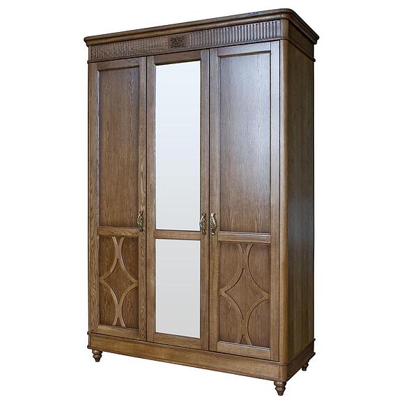 Шкаф для одежды 3д «Юстина» БМ2.691.1.03-01(2358-01)