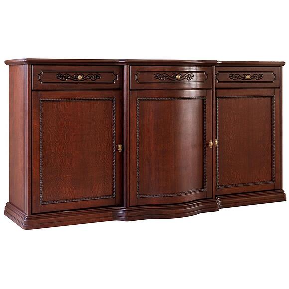 Тумба «Бристоль» П3.588.0.05, Материал: массив дуба, Цвет: Спелая вишня (Komod_Bristol_P3-588-0-05_spelaya_vishnya.jpg) Тумба «Бристоль» П3.588.0.05