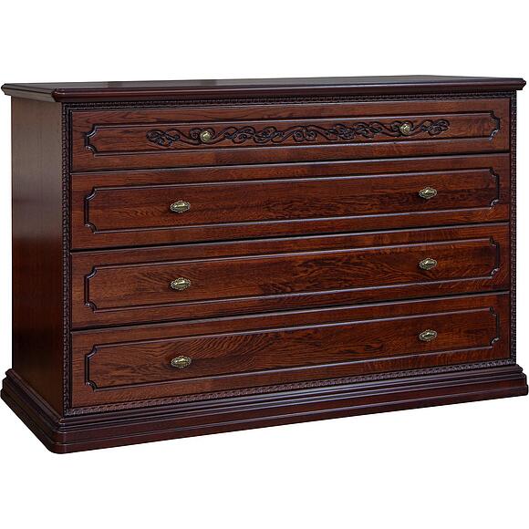 Тумба «Бристоль» П3.588.1.04 , Материал: массив дуба, Цвет: Спелая вишня (Komod_Bristol_P3-588-1-04_spelaya_vishnya.jpg) Тумба «Бристоль» П3.588.1.04