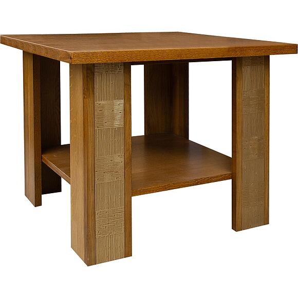 Стол журнальный «Тунис» П6.343.0.10 (П343.10Ш), Материал: ДСП+шпон, Цвет: Медовый с золочением (Medovij_s_zolotom_Stol_zhurnalnyj_Tunis_P343-10SH.jpg) Стол журнальный «Тунис» П6.343.0.10 (П343.10Ш)