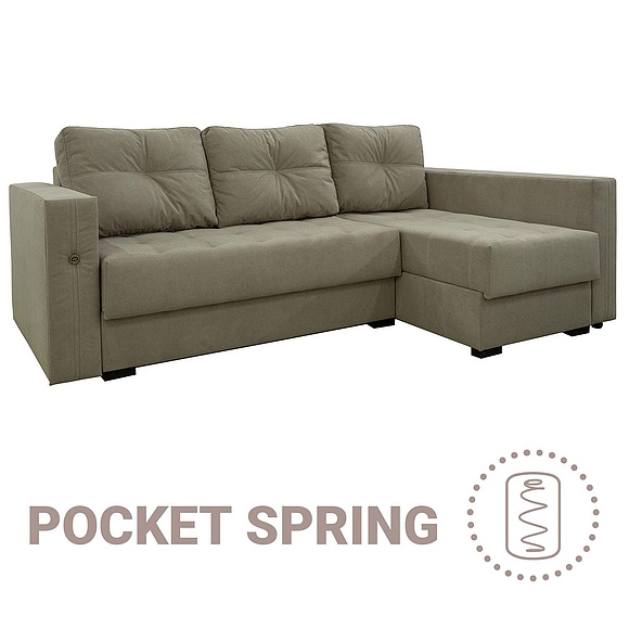 Угловой диван «Мелисса» (2мL/R6мR/L)