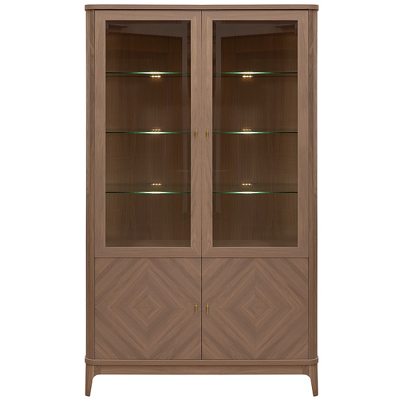 Шкаф-витрина 2д «Армани» П1.135.0.21