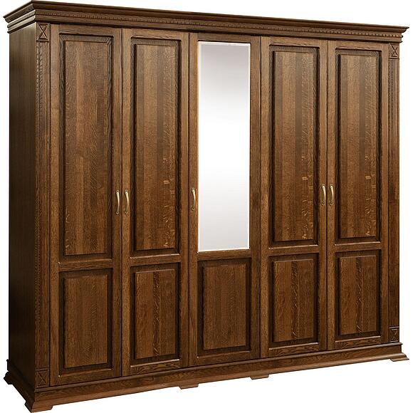 Шкаф для одежды 5д «Верди Классик» П3.0487.1.27, Материал: массив дуба, Цвет: Черешня (Shkaf_Verdi_P434-12_chereshnya-1.jpg) Шкаф для одежды 5д «Верди Классик» П3.0487.1.27