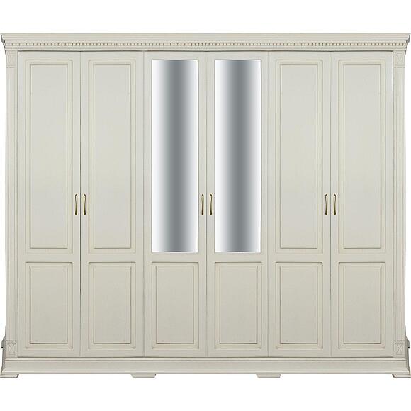 Шкаф для одежды 6д «Верди Классик» П3.0487.1.28, Материал: массив дуба, Цвет: Слоновая кость (Shkaf_Verdi_P434-13_slonovaya_kost-1.jpg) Шкаф для одежды 6д «Верди Классик» П3.0487.1.28