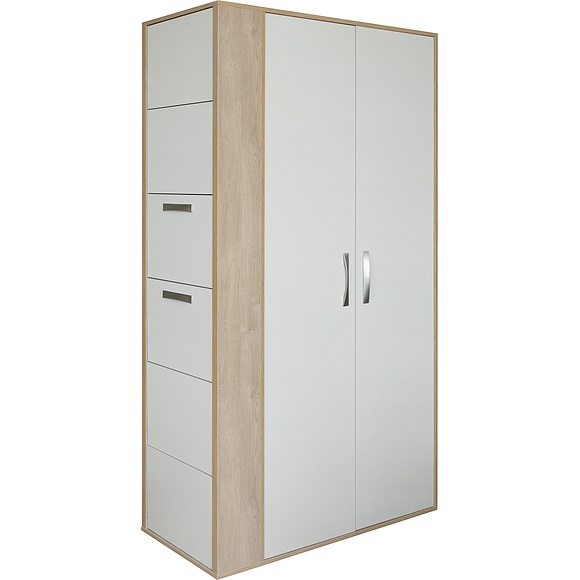 Шкаф комбинированный «Акцент» П3.595.3.05, Цвет: Персидский жемчуг + Дуб Мадуро (Shkaf_kombinirovanni_Akcent_P3-595-3-05.jpg) Шкаф комбинированный «Акцент» П3.595.3.05