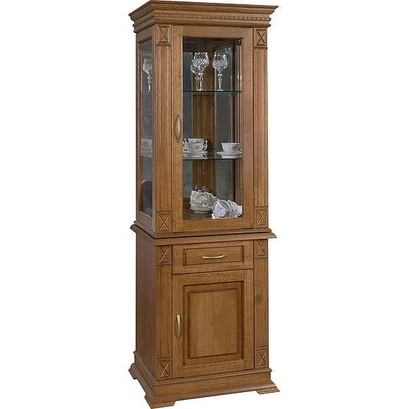 Шкаф комбинированный «Верди Классик» П1.0487.0.34, Материал: массив дуба, Цвет: Дуб рустикаль (Shkaf_kombinirovannii_VerdiLuks_1z_P487-34z_dyb_rystikal-1-1.jpg) Шкаф комбинированный «Верди Классик» П1.0487.0.34