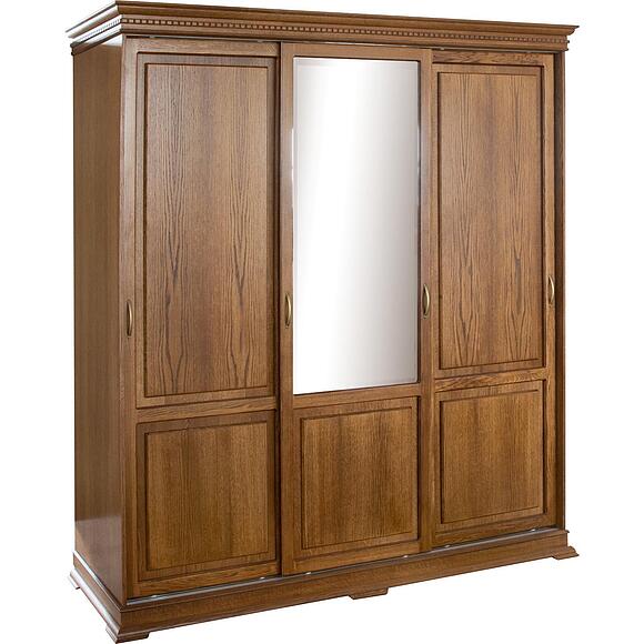 Шкаф-купе 3д «Верди Классик» П3.0487.1.38, Материал: массив дуба, Цвет: Дуб рустикаль (Shkaf_kype_verdi_Luks_P434-61_dyb_rystikal-3.jpg) Шкаф-купе 3д «Верди Классик» П3.0487.1.38