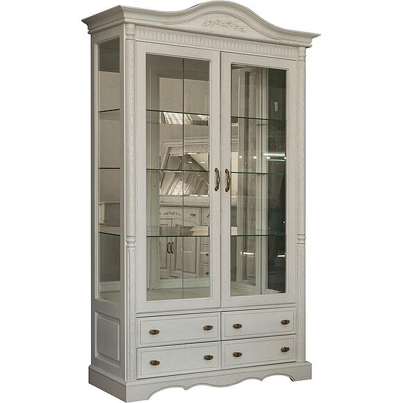 Шкаф с витриной 2д «Паола» БМ2.671.0.06(2114)