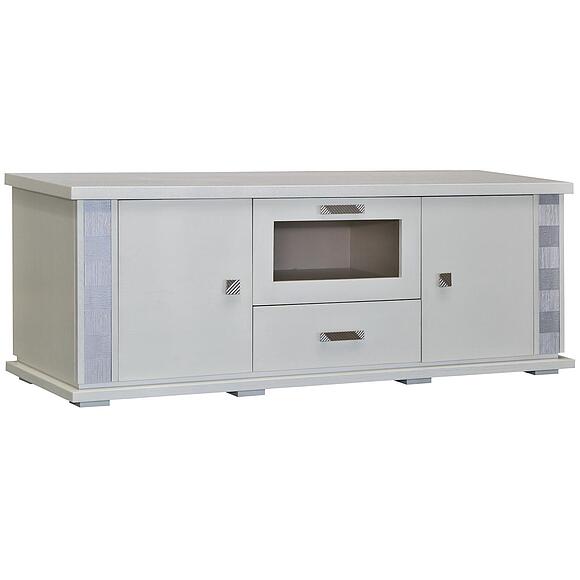 Тумба ТВ «Тунис» П6.343.0.14 (П343.14Ш), Цвет: Слоновая кость с серебром (Slonovaya_kost_s_serebrom_Tumba_pod_TV_Tunis_P343-14SH.jpg) Тумба ТВ «Тунис» П6.343.0.14 (П343.14Ш)