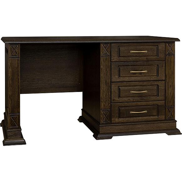 Стол письменный «Верди Классик» П3.0487.2.09, Материал: массив дуба, Цвет: Венге (Stol_Verdi_Luks_9_P432-14_venge-1.jpg) Стол письменный «Верди Классик» П3.0487.2.09